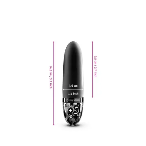 Электростимуляторный вибратор Mystim Sleak Freak Black Edition