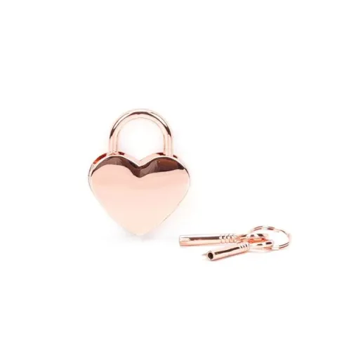 Замочек в форме сердца Liebe Seele Heart Shape Padlock Rose Gold (2 шт.), универсальный