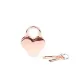 Замочек в форме сердца Liebe Seele Heart Shape Padlock Rose Gold (2 шт.), универсальный