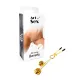 Зажим для клитора с бусинками Art of Sex — Beverly clit clamp, Золото