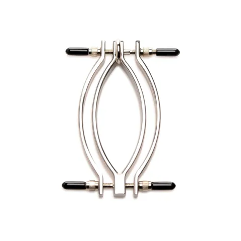 Затискач для статевих губ Master Series: Pussy Tugger Adjustable Vagina Clamp with Chain