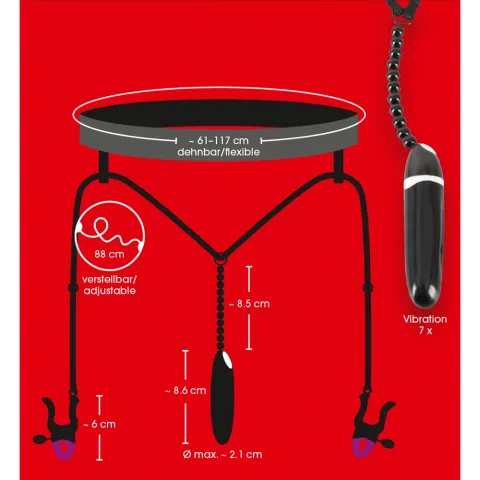 Затискачі для клітора - Bad Kitty Spreader String with