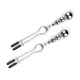 Затискачі для сосків Bedroom Fantasies: Nipple Clamps with Beaded Chain - Silver