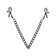 Затискачі для сосків Bedroom Fantasies Nipple Clamps with Chain - Black