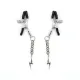 Зажимы для сосков Liebe Seele Lightning Nipple Clamps Silver, подвеска в виде молнии