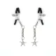 Зажимы для сосков Liebe Seele Starfish Nipple Clamps Silver, подвеска в виде морской звезды
