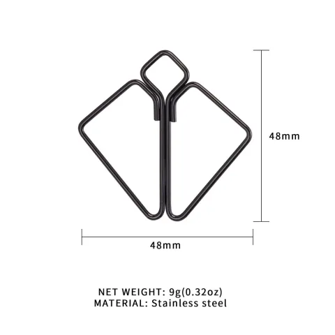 Затискачі для сосків LOCKINK Minimalism Nipple Clamps, сріблясті