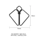 Затискачі для сосків LOCKINK Minimalism Nipple Clamps, сріблясті