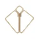 Затискачі для сосків LOCKINK Minimalism Nipple Clamps, золотисті