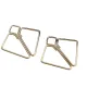 Затискачі для сосків LOCKINK Minimalism Nipple Clamps, золотисті