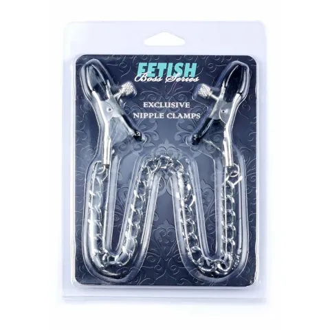 Зажимы для сосков — Exclusive Nipple Clamps No.7 — серия Fetish Boss