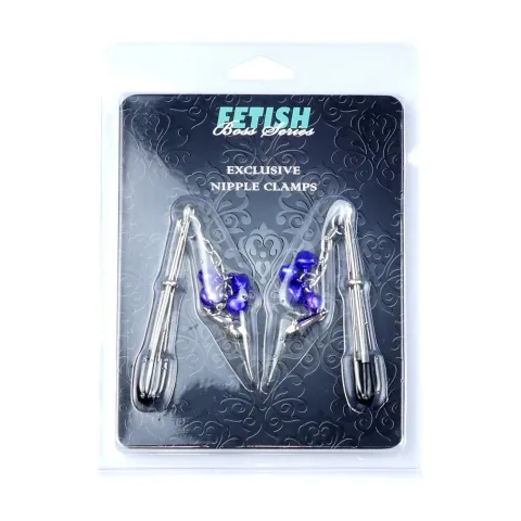Затискачі для сосків - Fetish Boss Series Exclusive Nipple Clamps No.6
