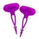 Затискачі для сосків - Pretty Love Bancroft Nipple Vibrator Purple