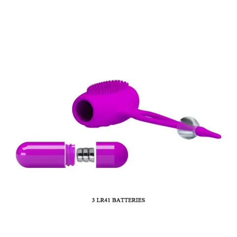 Затискачі для сосків - Pretty Love Bancroft Nipple Vibrator Purple