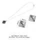 Зажимы для сосков с легкой подвеской LOCKINK Adjustable Nipple Clamps with Light Pendant, серебристые