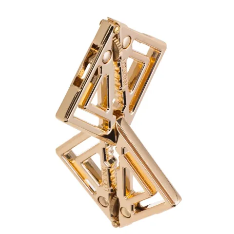 Зажимы для сосков с легким подвесом LOCKINK Adjustable Nipple Clamps with Light Pendant, золотистые