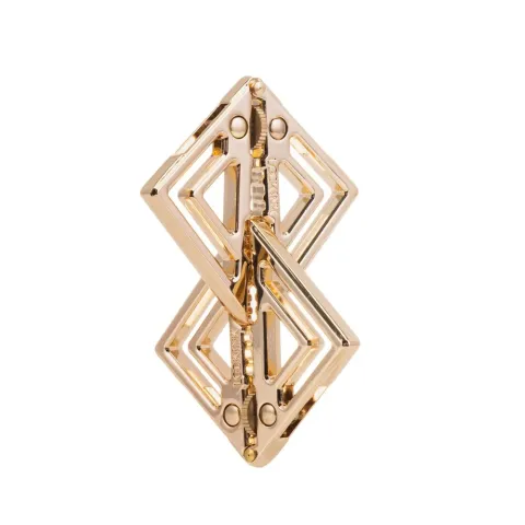 Зажимы для сосков с легким подвесом LOCKINK Adjustable Nipple Clamps with Light Pendant, золотистые
