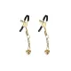 Зажимы для сосков с подвеской Liebe Seele Hollow Heart Nipple Clamps Gold