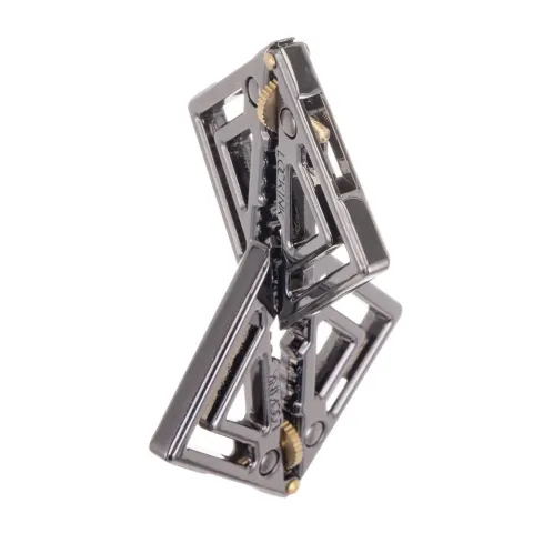 Зажимы для сосков с тяжелой подвеской LOCKINK Adjustable Nipple Clamps with Heavy Pendant, под серебро