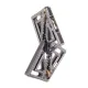 Зажимы для сосков с тяжелой подвеской LOCKINK Adjustable Nipple Clamps with Heavy Pendant, под серебро