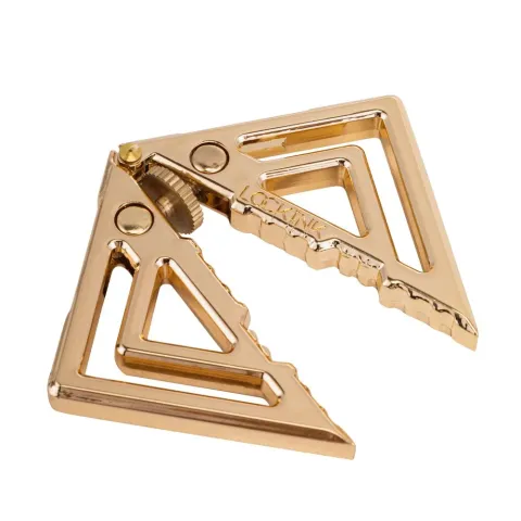 Зажимы для сосков с массивной подвеской LOCKINK Adjustable Nipple Clamps with Heavy Pendant, под золото