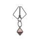 Зажимы для сосков с массивной подвеской LOCKINK Nipple Clamps with Heavy Pendant, серебристые