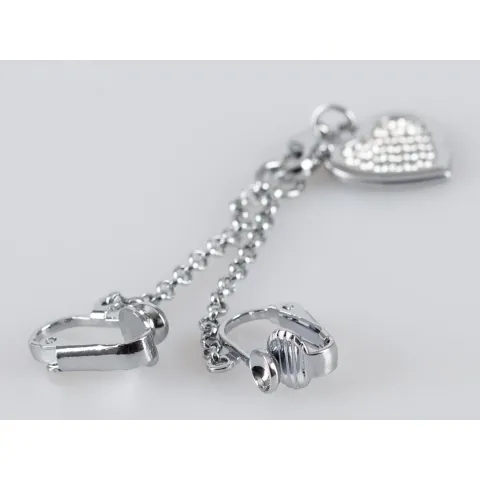 Затискачі для статевих губ - Intimate Heart-Shaped Chain