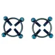Затискачі для сосків - Bad Kitty Nipple Jewellery Blue