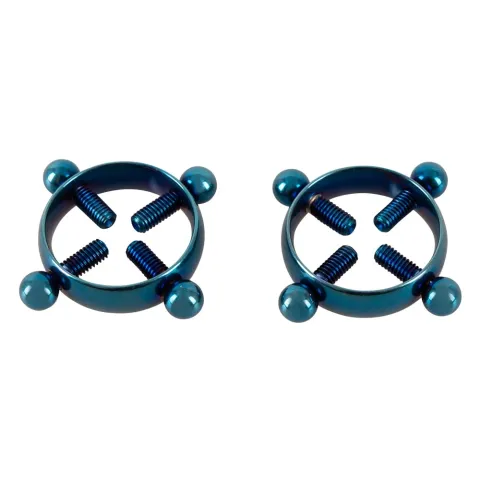 Затискачі для сосків - Bad Kitty Nipple Jewellery Blue