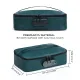 Кейс для іграшок Dorcel DISCREET BOX LUXURY GREEN, кодовий замок, 27×16×7,62 см