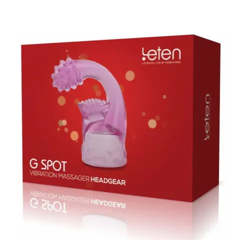 Насадка для вибромассажера Leten G SPOT HEADGEAR — 3 (40 × 82 мм)