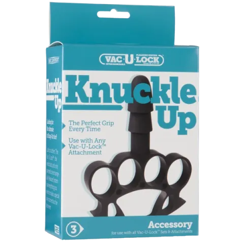 Держатель-кастет Doc Johnson с креплением Vac-U-Lock — Knuckle Up для игрушек