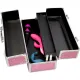 Большой чемодан для хранения секс-игрушек BMS Factory Large Lokable Vibrator Case Pink, кодовый замок