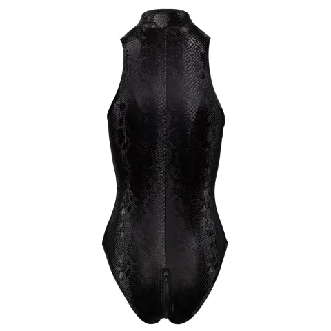 Боді - Cottelli Collection Body Snake - чорне M