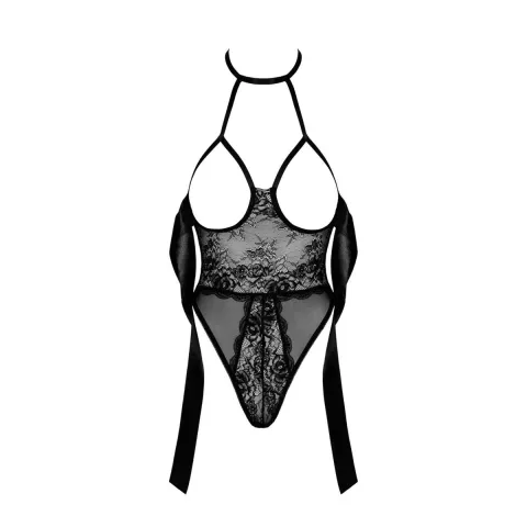 Боди Kissable Sexy Kiss Body, чёрный, размер S/M