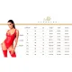 Боди Noir Handmade F297 Libido, S, черное, кружево, низ под латекс, открытый крой, подвязки