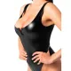 Body Suit Noir Handmade F333 Powerwetlook body - XL