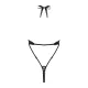 Боди — Obsessive 830-TED-1 Body, черное, S/M