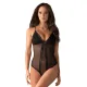 Боди — Obsessive 841-TED-1 Body, черное, S/M