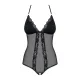 Боди — Obsessive 841-TED-1 Body, черное, S/M