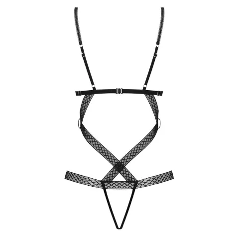 Боди — Obsessive 855-TED-1 Body, черное, S/M