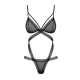 Боди — Obsessive 855-TED-1 Body, черное, L/XL