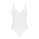 Боди Obsessive Alissium Teddy White, XL/2XL, лиф с мягкими чашками, высокие вырезы для ног