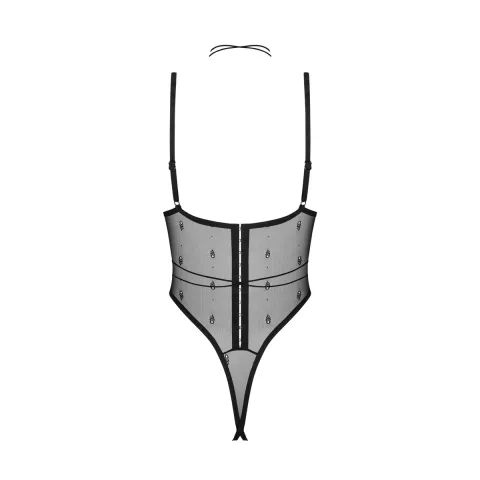 Боді Obsessive Anniverse Special crotchless teddy L/XL
