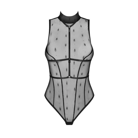 Боді Obsessive Anniverse Special teddy & harness 2XL/3XL
