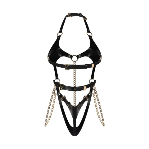 Боді Obsessive Anyya Black teddy S/M/L