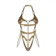 Боді Obsessive Anyya Gold teddy S/M/L