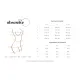 Боді Obsessive Carrola crotchless teddy 2XL/3XL