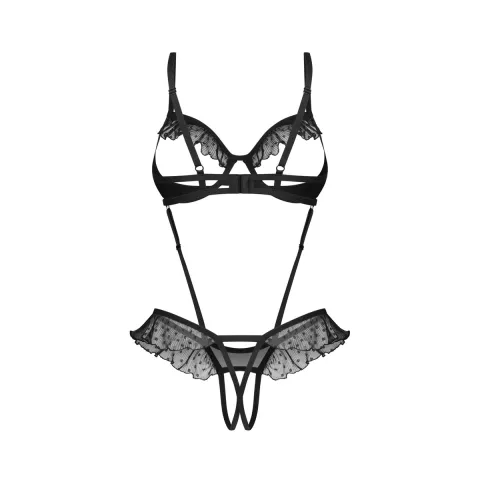 Боді Obsessive Carrola crotchless teddy L/XL