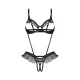 Боді Obsessive Carrola crotchless teddy S/M